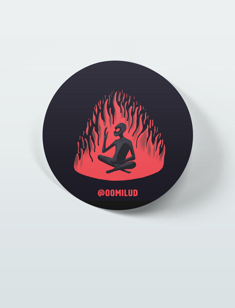 Afirmación, caos, libertad - sticker