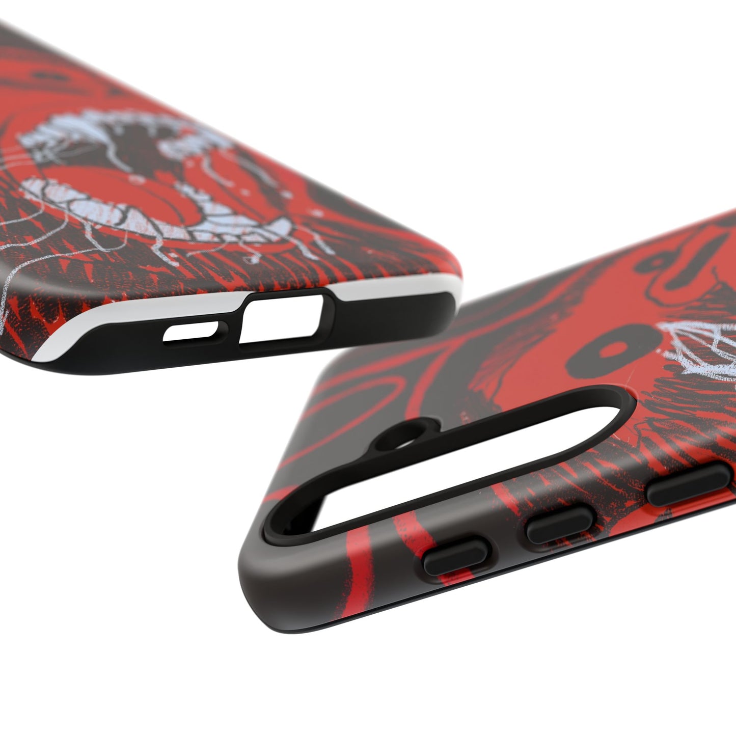 Phone Case — Red Screaming Ape Graphic Protective Cover