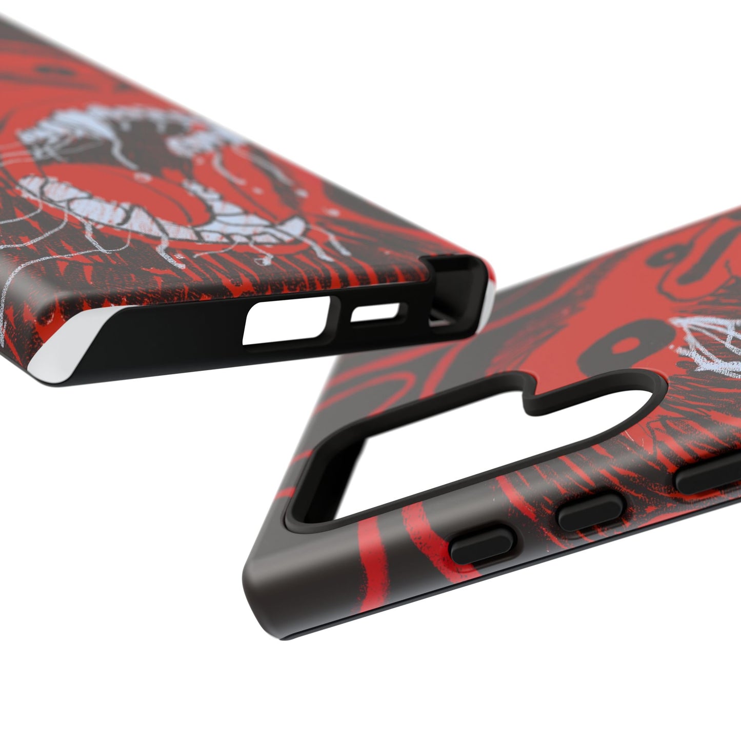 Phone Case — Red Screaming Ape Graphic Protective Cover