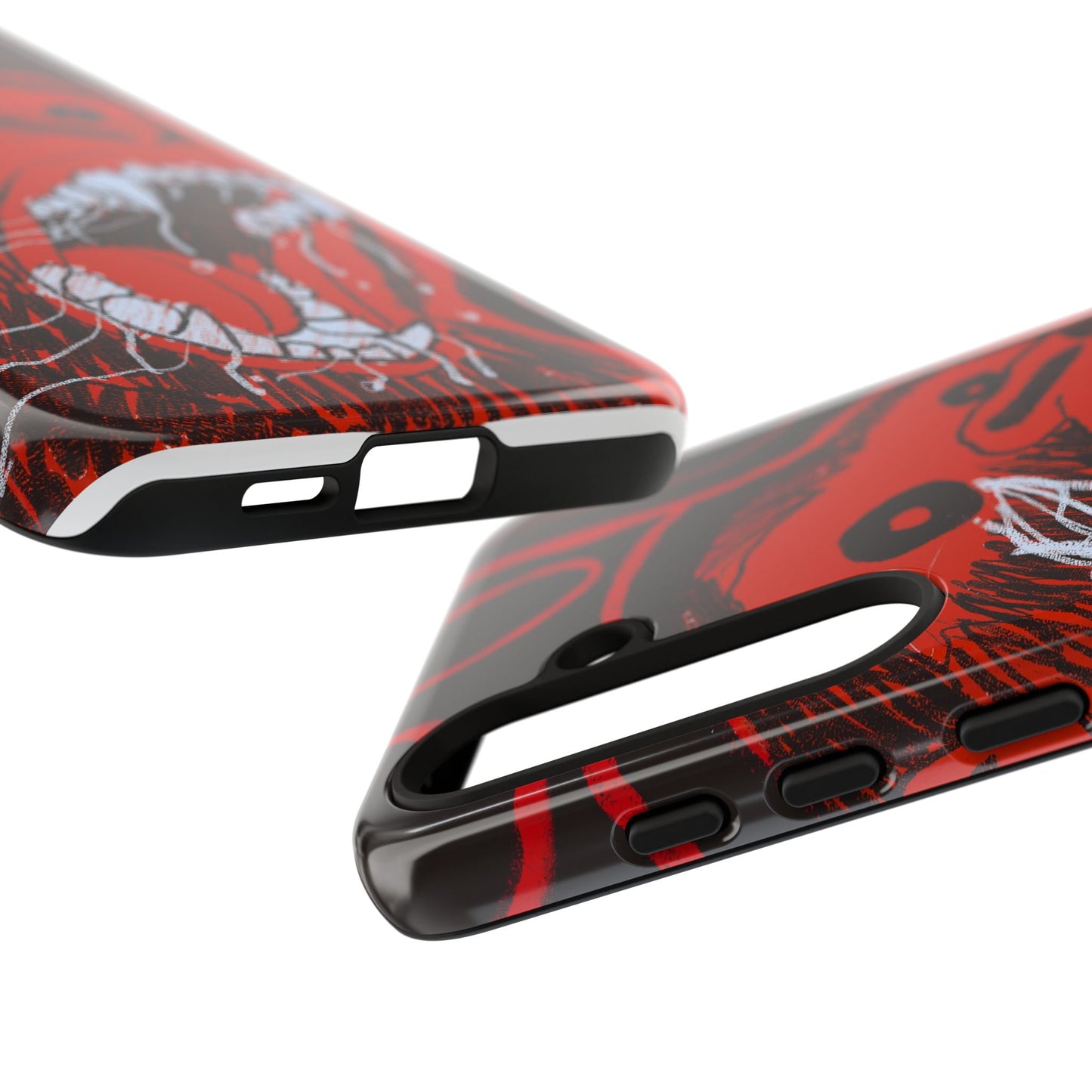 Phone Case — Red Screaming Ape Graphic Protective Cover