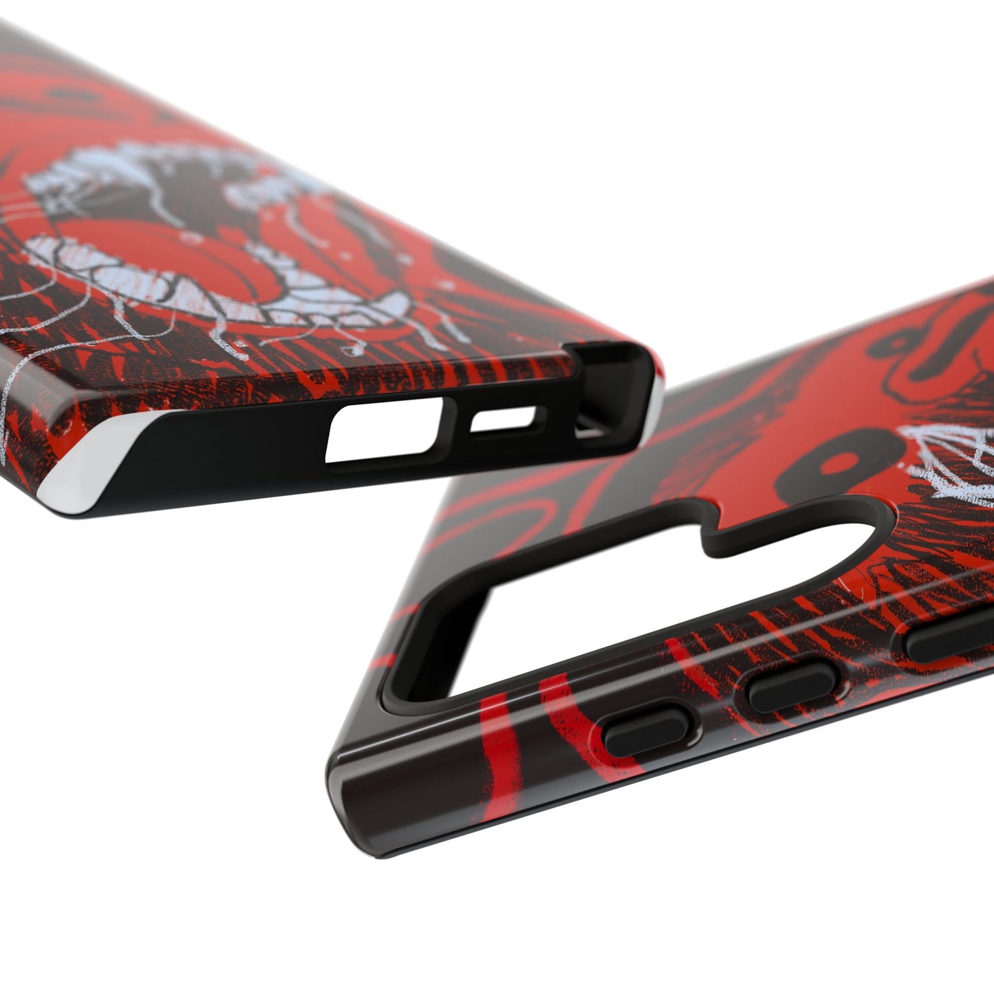 Phone Case — Red Screaming Ape Graphic Protective Cover