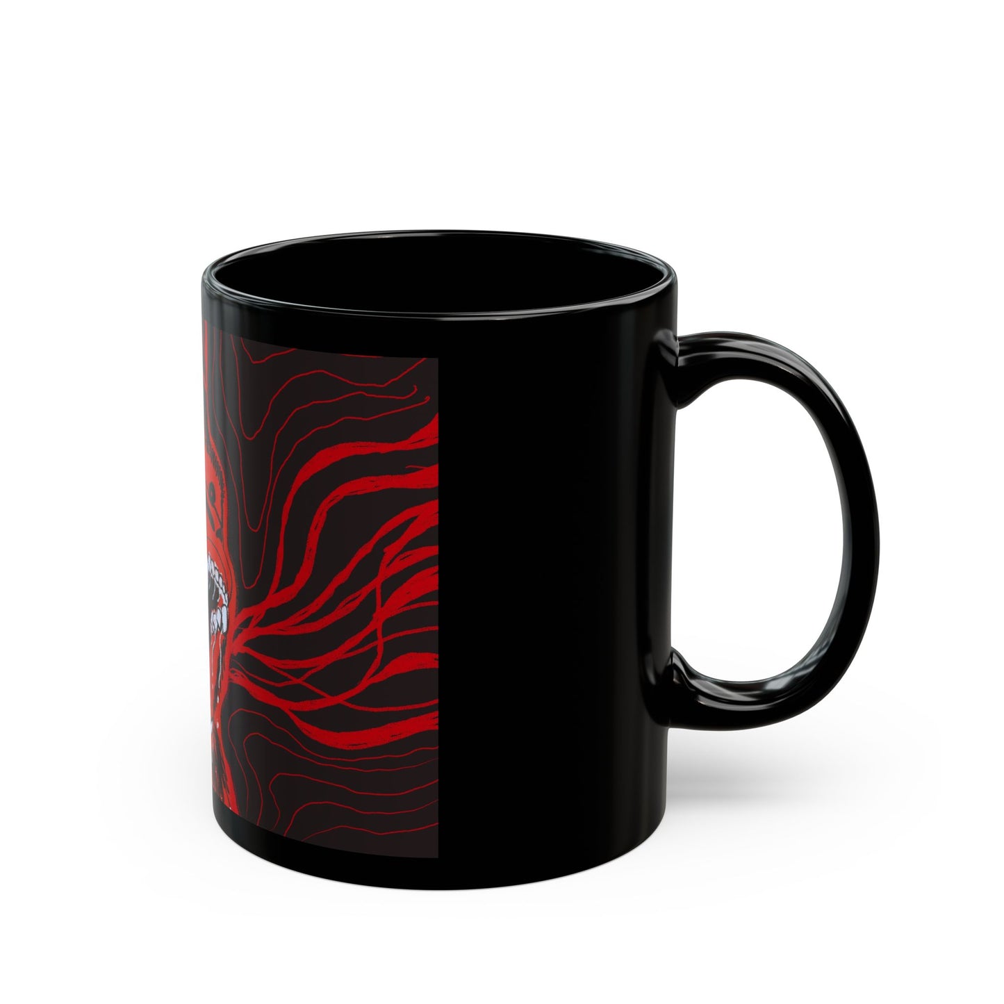 Catarsis – Black Ceramic Coffee Cup (11oz, 15oz)