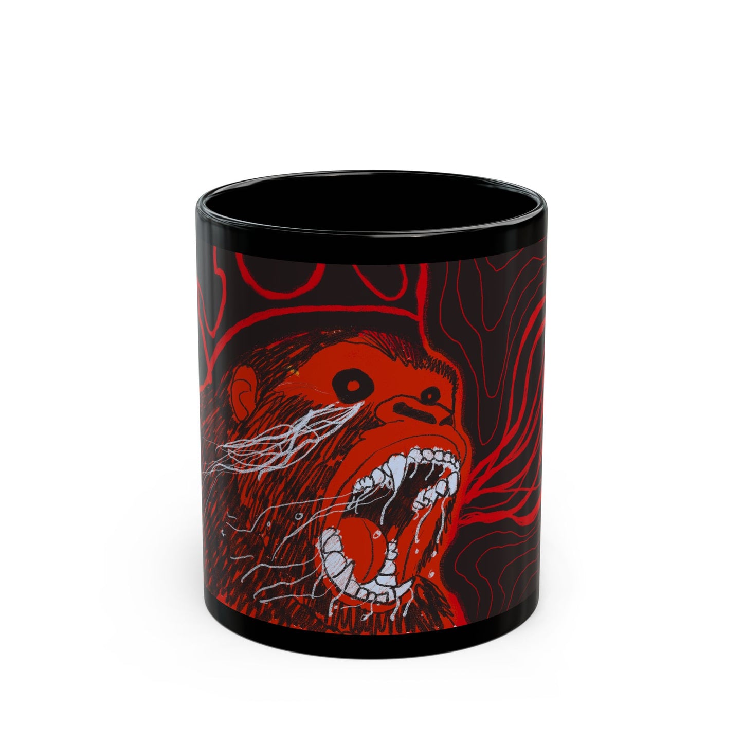 Catarsis – Black Ceramic Coffee Cup (11oz, 15oz)